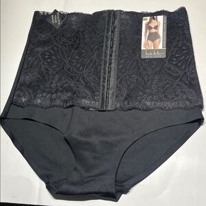 NICOLE MILLER  bebe Black Lace Shapewear Briefs